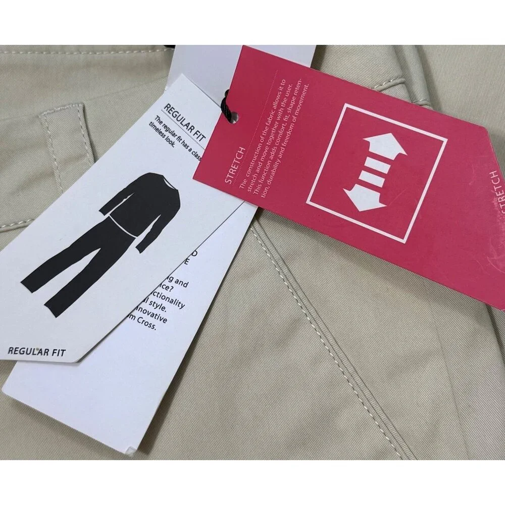 Cross Classic Chino Golf Pants Woments 36‎ / US6 Birch